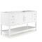 Alaterre Furniture Bennet 3pc Wooden Bathroom Vanity Set - 60-in. L Vanity, 30-in. L Mirror, 25-in. Wall Shelf, White AVAN6000WHAA - alternate 4